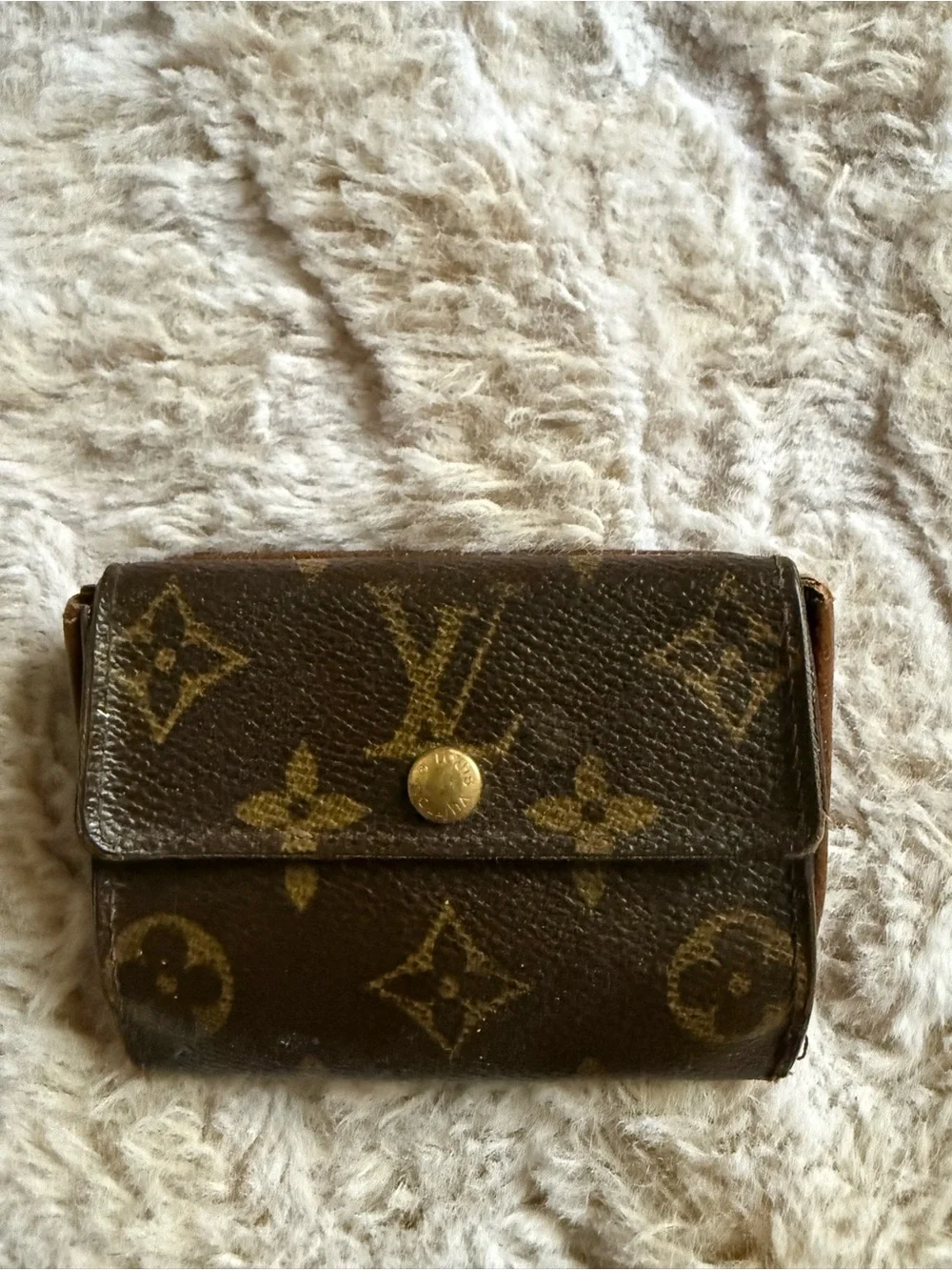 Louis Vuitton Brown Monogram Snap Card Case
